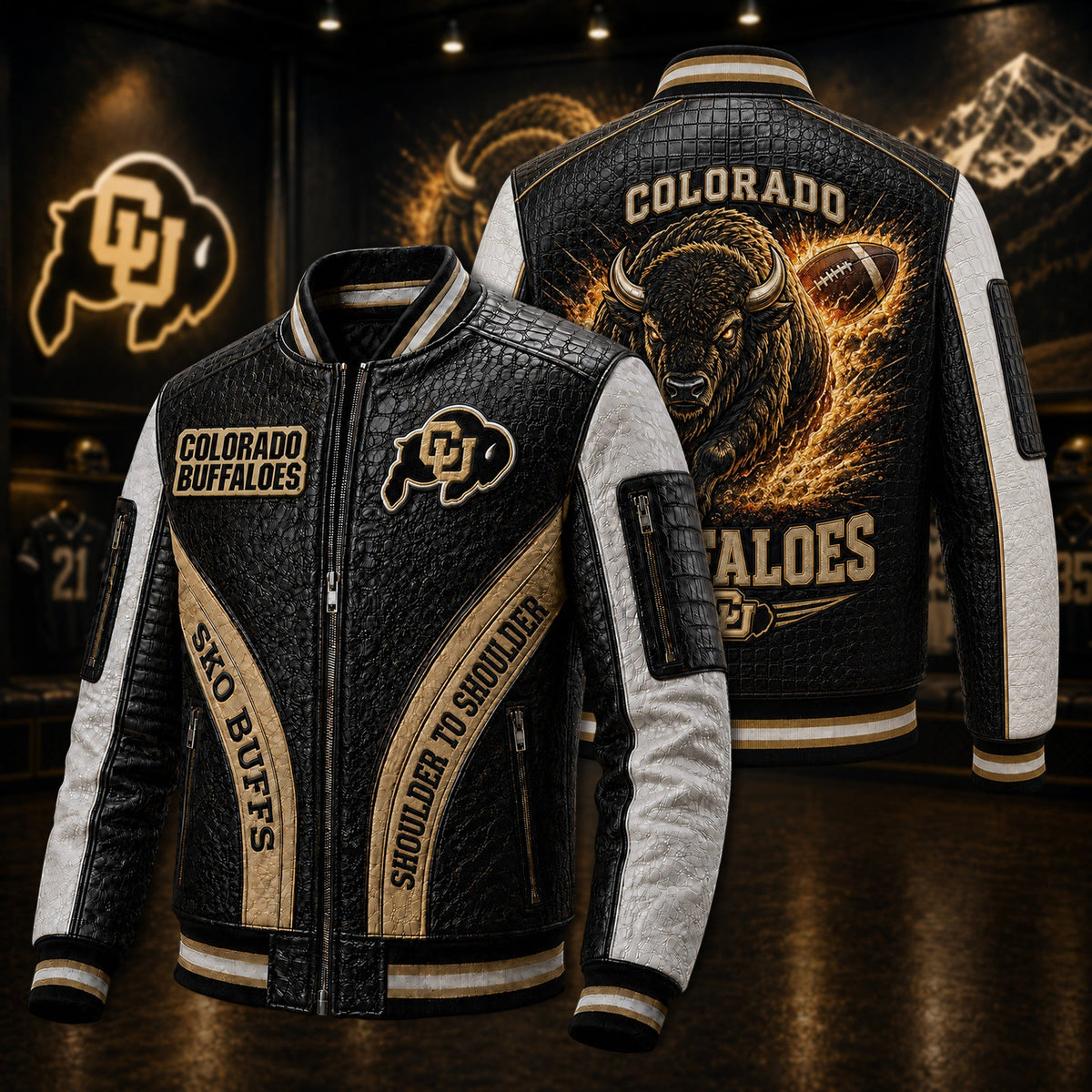 Premium CLB Leather Zipper Jacket PVNA
