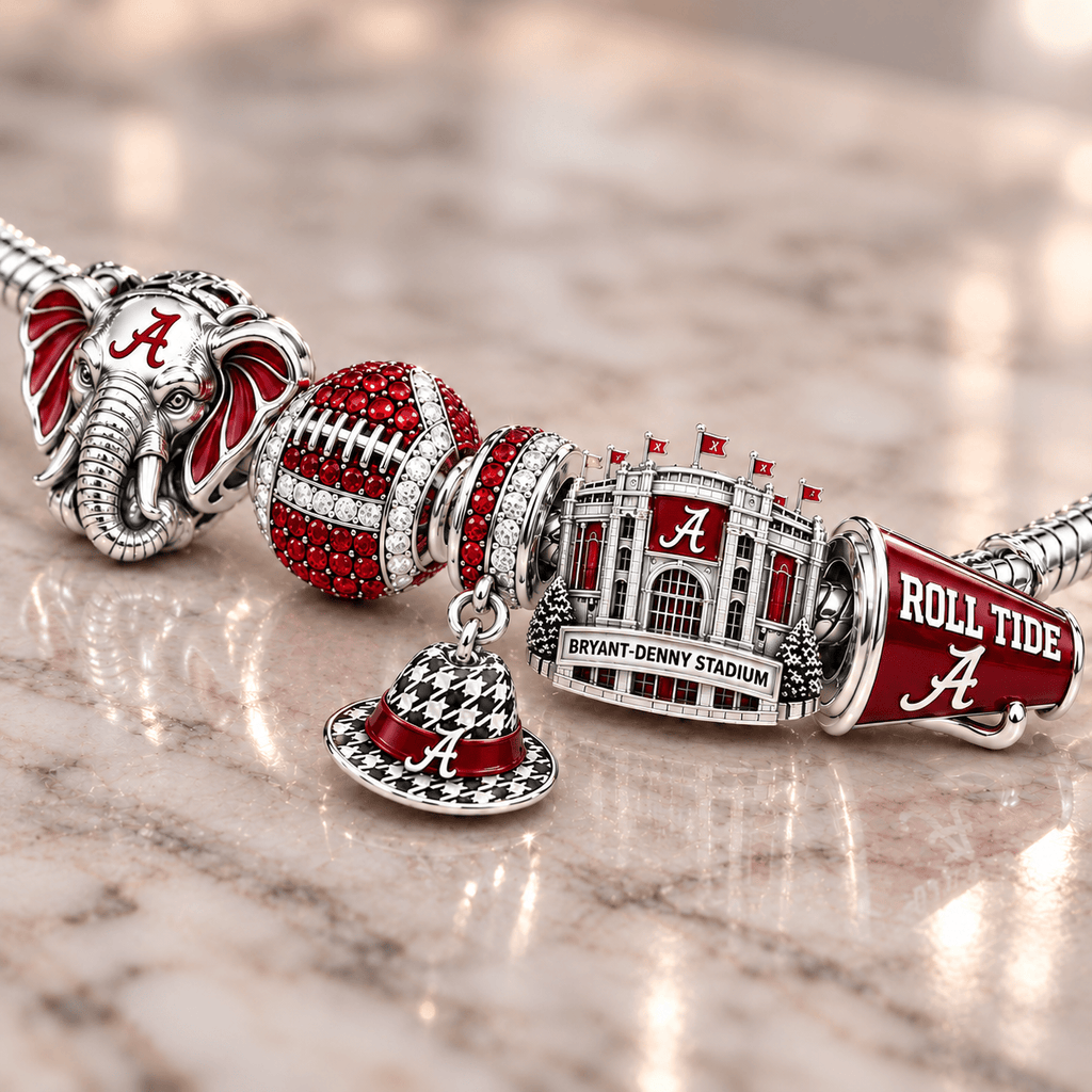 ACT Silver Charm Bracelet Set NTTB