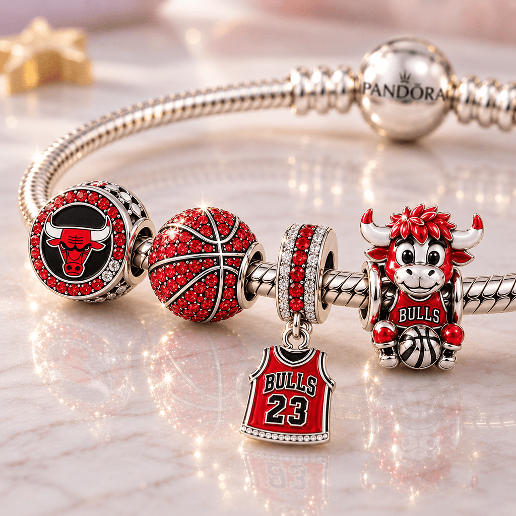 CGB Silver Charm Bracelet Set VTH