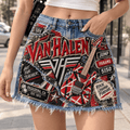 VHL Embellished Denim Skirt DNBN