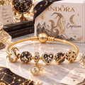 AQR Gold Charm Bracelet Set PTT