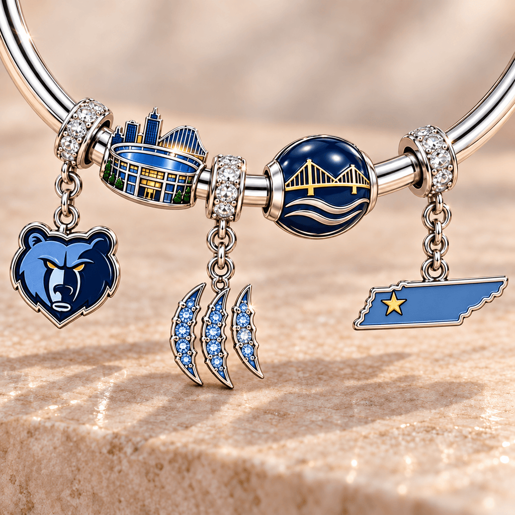 MPG Silver Charm Bracelet Set TMH