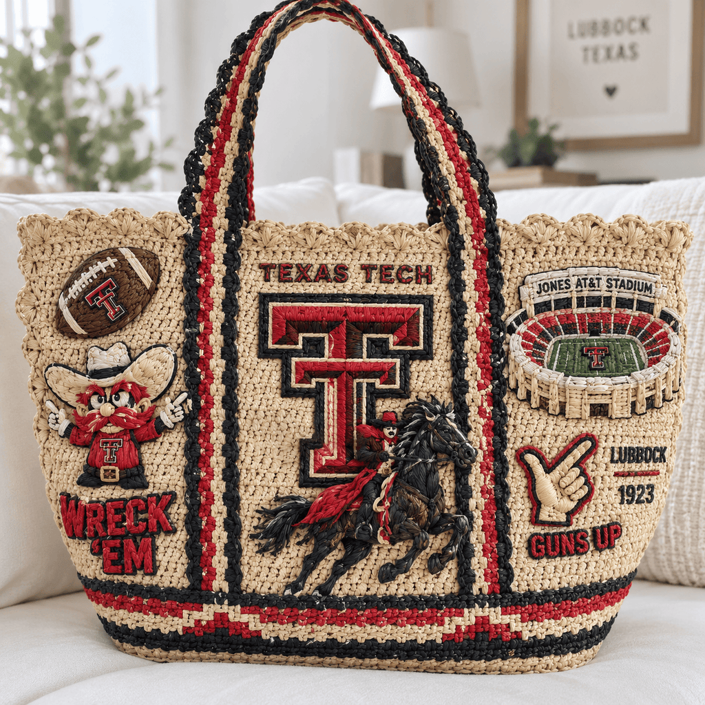 TTRR Straw-Style Embellished Tote Bag HTTT
