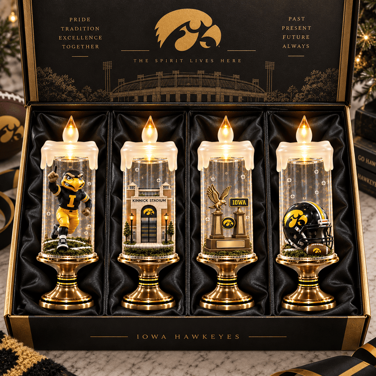 Premium IWHK Candle Ornament Lights TTMH