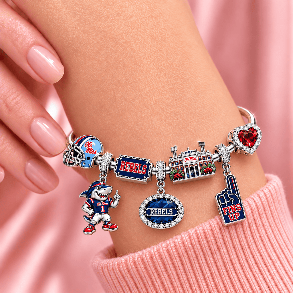OMR Silver Charm Bracelet Set TMH