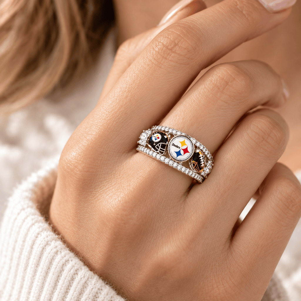 PBS Premium Charm Pavé Statement Ring NTNA