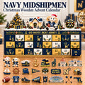 Premium NMSM Christmas Wooden Advent Calendar PVNA