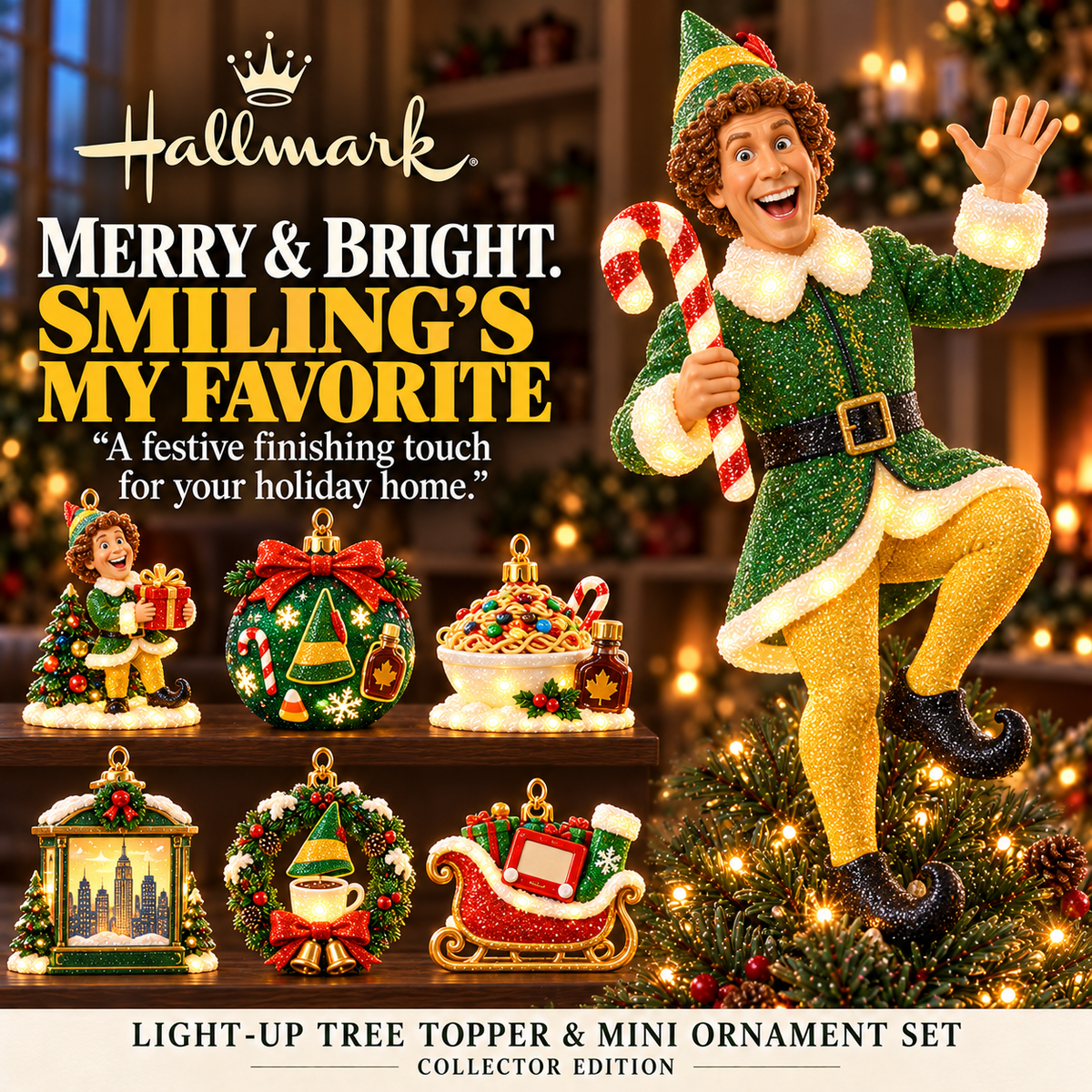 ELF GLITTER CHRISTMAS COLLECTOR HQH
