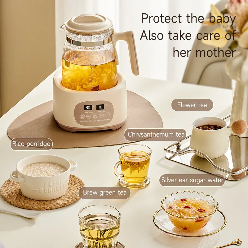 temperature control kettle glass thermostatic kettle household health-preserving electric kettle
