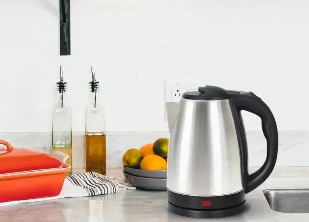 2L Food-grade Stainless Steel Electric Kettle Fast Boiling Hot Water Heater Multi-purpose Teapot Coffee Beverage Daily Home Use
