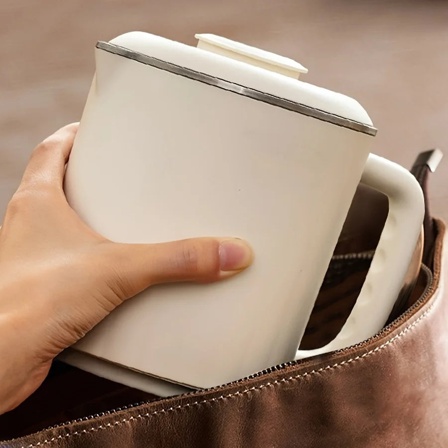 Travel Folding Kettle Outdoor Portable Small Folding Kettle 304 Stainless Steel Electric Kettle Boiler