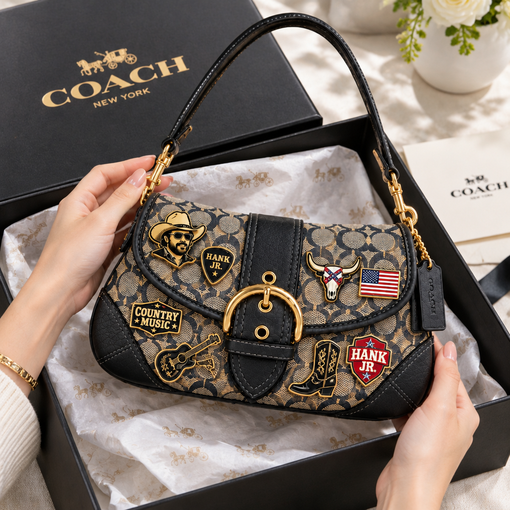 Hank Williams Jr Soho Bag With Charm
