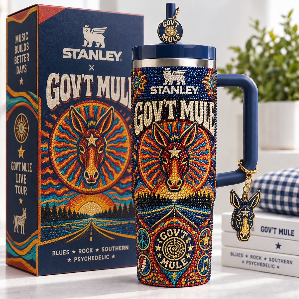 Gov T Mule 40oz Tumbler With Handle TTNL